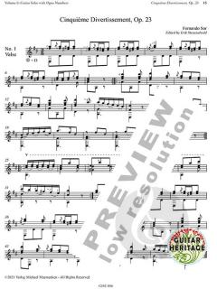 Collected Works for Guitar 6 von Fernando Sor (Download) 