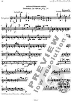 Collected Works for Guitar 9 von Fernando Sor (Download) 