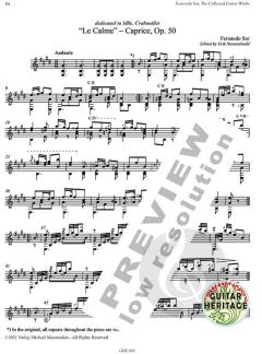 Collected Works for Guitar 9 von Fernando Sor (Download) 