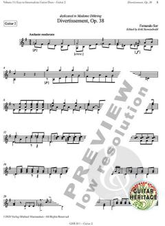 Collected Works for Guitar 11 von Fernando Sor (Download) 