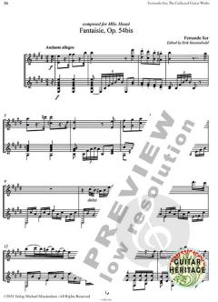 Collected Works for Guitar 14 von Fernando Sor (Download) 