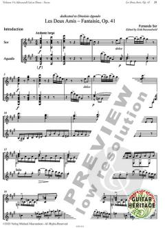 Collected Works for Guitar 14 von Fernando Sor (Download) 