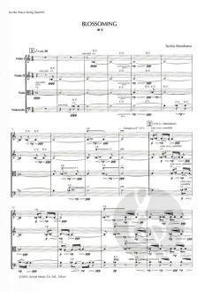 Urbilder - Blossoming - Kalligraphie - O Mensch, bewein' dein' Sünde groß von Toshio Hosokawa (Download) 