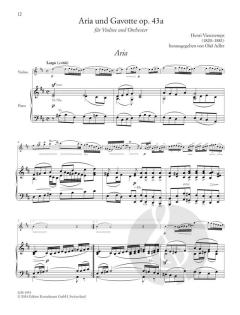 Aria und Gavotte op. 43a von Henri Vieuxtemps 