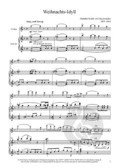 Weihnachts-Idyll von Mathilde Kralik von Meyrswalden 