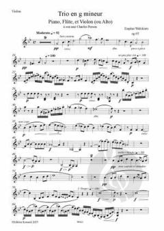 Trio op. 95 g-moll von Eugène Walckiers 