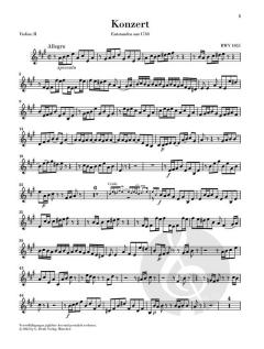 Cembalokonzert Nr. 4 A-dur BWV 1055 von Johann Sebastian Bach 