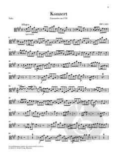 Cembalokonzert Nr. 4 A-dur BWV 1055 von Johann Sebastian Bach 