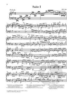 Englische Suite 1 A-dur BW5 806 von Johann Sebastian Bach 