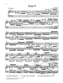 Englische Suite 5 e-moll BW5 810 von Johann Sebastian Bach 