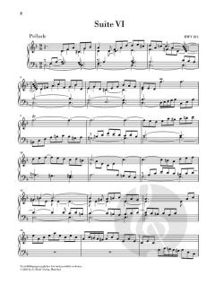 Englische Suite 6 d-moll BW5 811 von Johann Sebastian Bach 