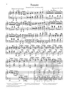 Klaviersonate a-moll Opus post. 164 D 537 von Franz Schubert 