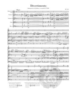 Marsch KV 445 und Divertimento KV 334 von Wolfgang Amadeus Mozart 