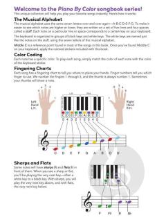 Piano-by-Color: Pop Songs 