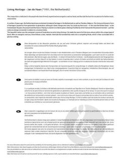 Living Heritage von Jan de Haan 