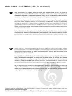 Return to Muse von Jacob de Haan 