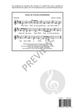 God, in Your Goodness von David L. Sanders 