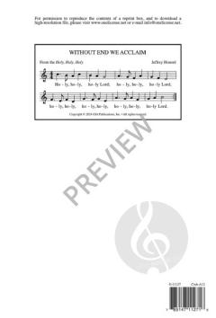 3 Choral Reflections on Liturgical Texts von Jeffery Honore 