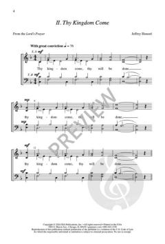 3 Choral Reflections on Liturgical Texts von Jeffery Honore 