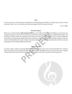 Praise Ye the Lord von Virgie Carrington DeWitty 