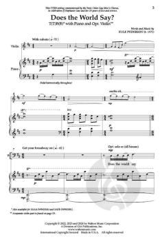 Does the World Say? von Kyle Pederson 