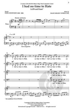 I had no time to hate von Ellen Gilson Voth 