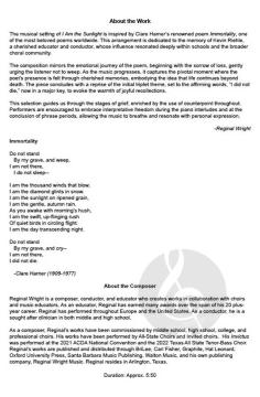 I Am the Sunlight von Reginal Wright 