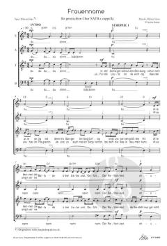 Frauenname von Maybebop 