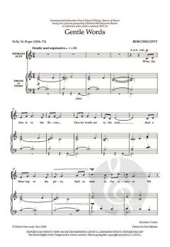 Gentle Words von Bob Chilcott (Download) 