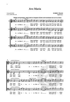 Three Romantic Partsongs von Robert Franz (Download) 