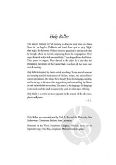 Holy Roller von Libby Larsen (Download) 