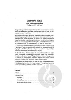 Margaret Songs von Libby Larsen (Download) 