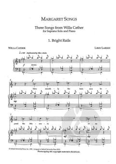 Margaret Songs von Libby Larsen (Download) 