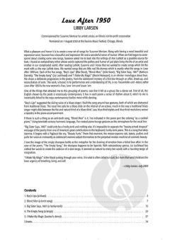 Love after 1950 von Libby Larsen (Download) 