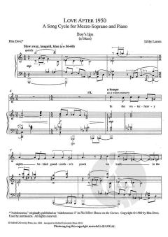 Love after 1950 von Libby Larsen (Download) 