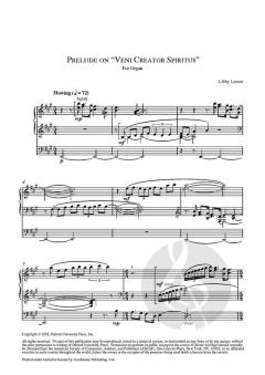 Prelude on 'Veni creator spiritus' von Libby Larsen (Download) 
