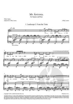 My Ántonia von Libby Larsen (Download) 