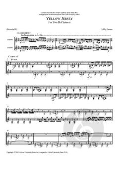 Yellow Jersey von Libby Larsen (Download) 