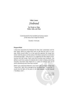 Firebrand von Libby Larsen (Download) 