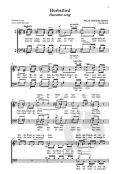Five Romantic Partsongs von Felix Mendelssohn Bartholdy (Download) 