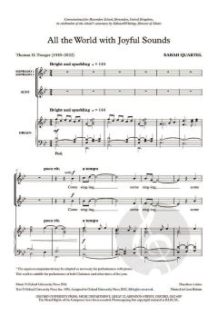 All the World with Joyful Sounds von Sarah Quartel (Download) 