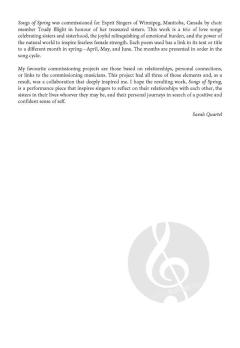 Songs of Spring von Sarah Quartel (Download) 