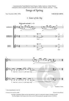 Songs of Spring von Sarah Quartel (Download) 