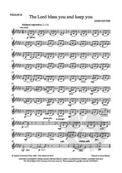 The Lord bless you and keep you von John Rutter (Download) 