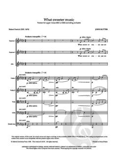 What sweeter music von John Rutter (Download) 