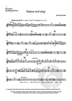 Rejoice and sing! von John Rutter (Download) 