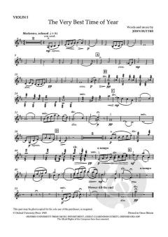 The Very Best Time of Year von John Rutter (Download) 