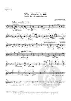 What sweeter music von John Rutter (Download) 