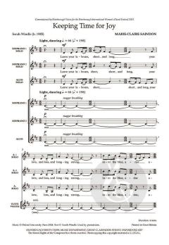 Keeping Time for Joy von Marie-Claire Saindon (Download) 