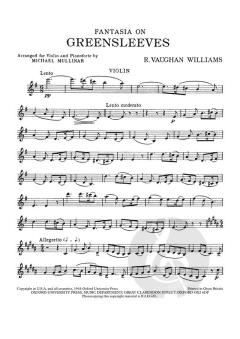 Fantasia on Greensleeves von Ralph Vaughan Williams (Download) 